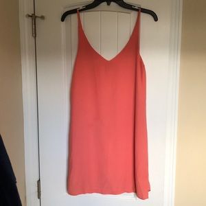 Simple coral dress